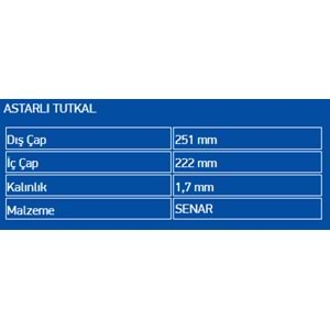 LINING W/GLUE SENAR ZF , JATCO , NISSAN , FORD , GM , MITSUBISHI