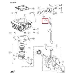 EGZANTRİK ZİNCİR GERGİSİ APACHI 180 TVS ORJ.