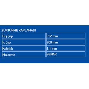 FRICTION LINING (SENAR) ZF6HP19